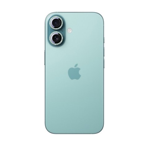 Szkło ochronne na obiektywy iPhone 16/16 Plus - zielone Szkło ochronne na obiektywy iPhone 16/16 Plus - zielone