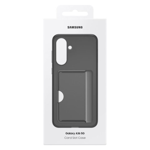 Etui Samsung Card Slot Case z kieszenią na karty na Samsung Galaxy A36 5G - czarne Etui Samsung Card Slot Case z kieszenią na karty na Samsung Galaxy A36 5G - czarne