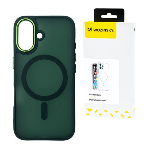 Etui na Samsung Galaxy S24 FE Fashion Case z MagSafe - zielone Etui na Samsung Galaxy S24 FE Fashion Case z MagSafe - zielone