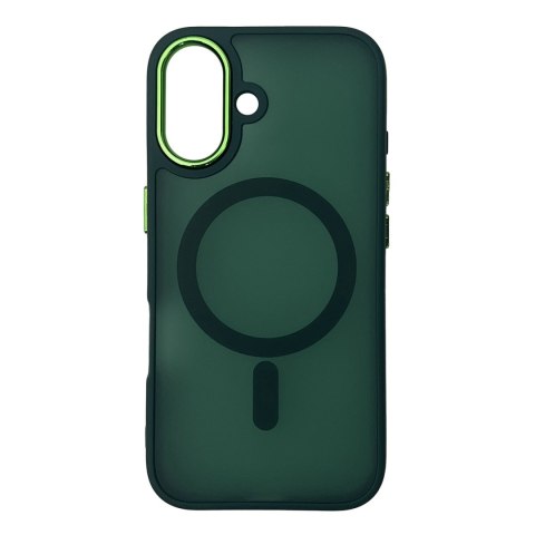 Etui na Samsung Galaxy S24 FE Fashion Case z MagSafe - zielone Etui na Samsung Galaxy S24 FE Fashion Case z MagSafe - zielone