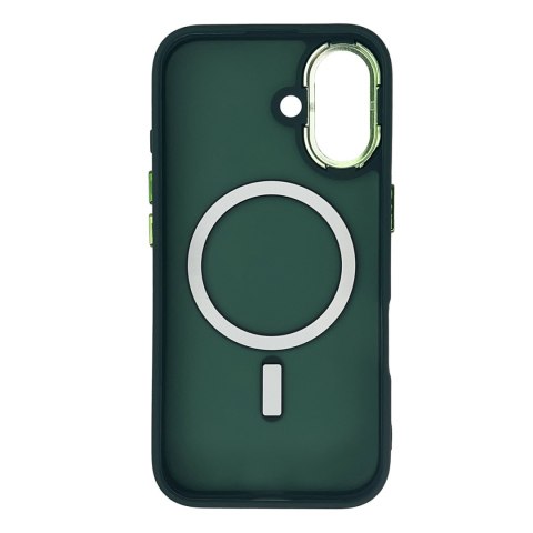 Etui na Samsung Galaxy S24 FE Fashion Case z MagSafe - zielone Etui na Samsung Galaxy S24 FE Fashion Case z MagSafe - zielone