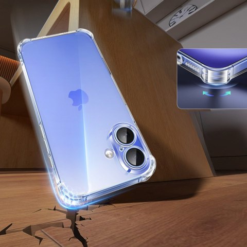 Etui ochronne na iPhone 16 Plus Bright Cushion CA101 - przezroczyste Etui ochronne na iPhone 16 Plus Bright Cushion CA101 - przezroczyste