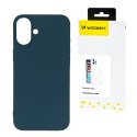 Etui pokrowiec na Samsung Galaxy S24 FE Liquid Silicone Case MagSafe - ciemnoniebieskie