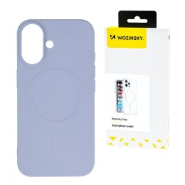 Etui pokrowiec na Samsung Galaxy S24 FE Liquid Silicone Case MagSafe - fioletowe