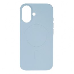 Etui pokrowiec na Samsung Galaxy S24 FE Liquid Silicone Case MagSafe - jasnoniebieskie