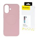 Etui pokrowiec na Samsung Galaxy S24 FE Liquid Silicone Case MagSafe - jasnoróżowy