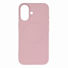 Etui pokrowiec na Samsung Galaxy S24 FE Liquid Silicone Case MagSafe - jasnoróżowy