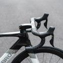 Owijka na kierownicę rowerową silikonowa perforowana - pomarańczowa
