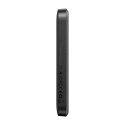 Powerbank indukcyjny 5000mAh USB-A USB-C 20W z kablem USB-C - czarny