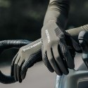 Rękawiczki rowerowe amortyzujące pełne rozmiar XXL - czarne