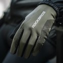 Rękawiczki rowerowe amortyzujące pełne rozmiar S - zielone