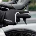 Rękawiczki rowerowe pełne wodoodporne rozmiar L/XL - czarne