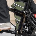 Torba sakwa trójkątna na ramę rowerową 0.3l - czarna
