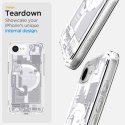 Etui case na iPhone 16e Zero One Ultra Hybrid MagSafe - białe