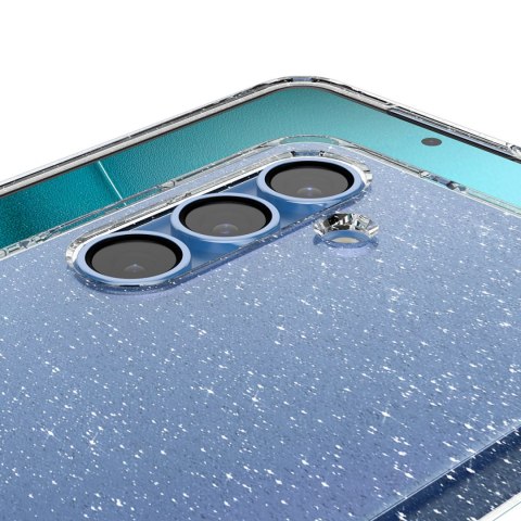 Etui na Samsung Galaxy S25 Liquid Crystal - brokatowo przezroczyste Etui na Samsung Galaxy S25 Liquid Crystal - brokatowo przezroczyste