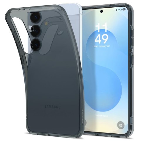 Etui na Samsung Galaxy S25+ Liquid Crystal - czarne przezroczyste Etui na Samsung Galaxy S25+ Liquid Crystal - czarne przezroczyste