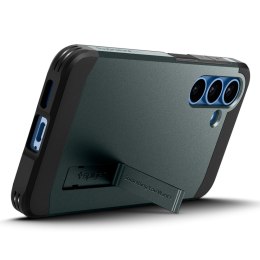 Etui na Samsung Galaxy S25 z podstawką Tough Armor MagSafe - zielone