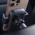 Uchwyt samochodowy do telefonu na kratkę nawiewu - czarny