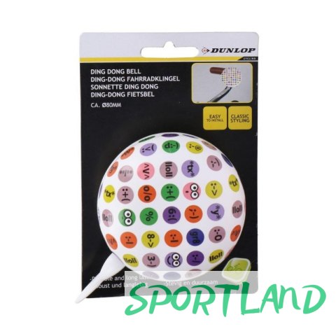 Dzwonek rowerowy Dunlop 80 mm 1042275 N/A Dzwonek rowerowy Dunlop 80 mm 1042275 N/A