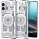 Etui na Samsung Galaxy S25 Edge z nadrukiem Ultra Hybrid Mag z MagSafe - białe
