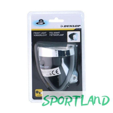Lampka rowerowa przednia Dunlop 3 led 255354 N/A Lampka rowerowa przednia Dunlop 3 led 255354 N/A