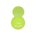 Ciężarek żeliwny pokryty neoprenem HMS 1kg 17025 17-47-112 N/A