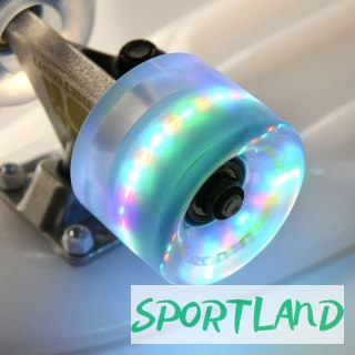 Deskorolka Meteor fiszka Led Jr 23897 57x15 cm