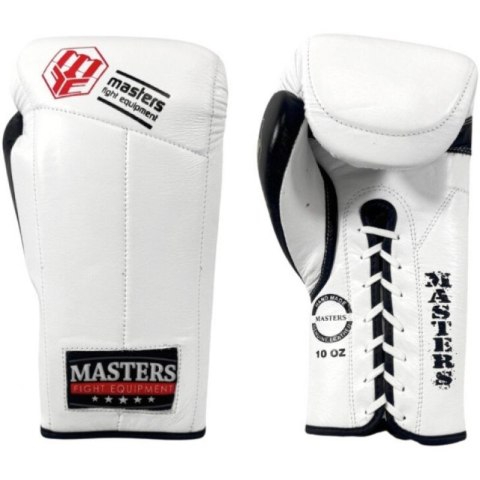 Rękawice bokserskie Masters RBT-MFE-S 10 oz 01112-01 biały Rękawice bokserskie Masters RBT-MFE-S 10 oz 01112-01 biały