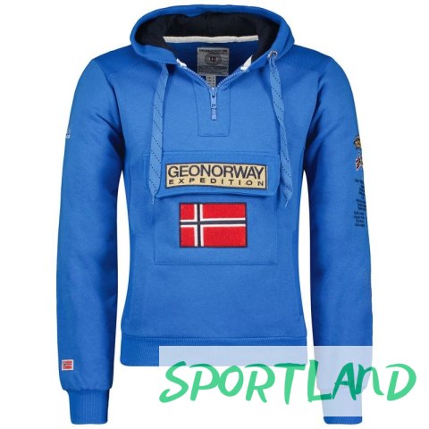 Bluza Geographical Norway Gymclass EO DB 100 M WU6582H/GNO-Royal Blue L Bluza Geographical Norway Gymclass EO DB 100 M WU6582H/GNO-Royal Blue L