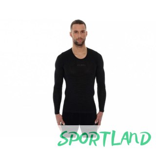 Koszulka termoaktywna Brubeck Base Layer Top Long Slave LS10850 grafitowa M
