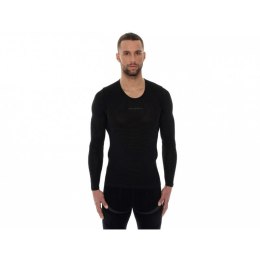 Koszulka termoaktywna Brubeck Base Layer Top Long Slave LS10850 grafitowa S