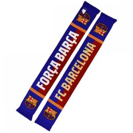 Szalik FC Barcelona Double Knitted Scarf N33 5004BUD33 wielokolorowy