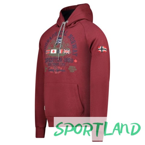 Bluza Geographical Norway DB 100 M WZ3006H/GN-Burgundy XL