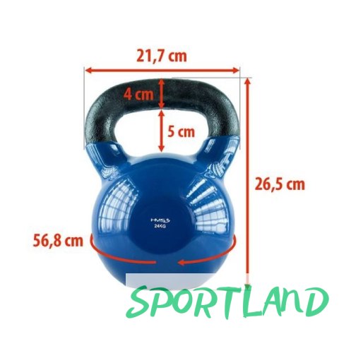 Kettlebell żeliwny Blue HMS KNV24 24kg N/A Kettlebell żeliwny Blue HMS KNV24 24kg N/A