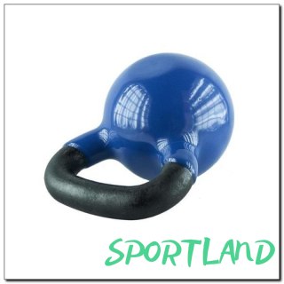 Kettlebell żeliwny pokryty winylem HMS KNV08 BLUE N/A
