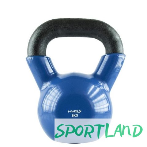 Kettlebell żeliwny pokryty winylem HMS KNV08 BLUE N/A Kettlebell żeliwny pokryty winylem HMS KNV08 BLUE N/A