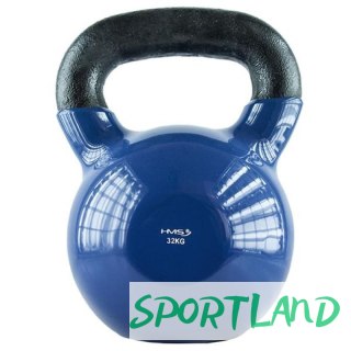 Kettlebell żeliwny pokryty winylem HMS KNV32 BLUE N/A