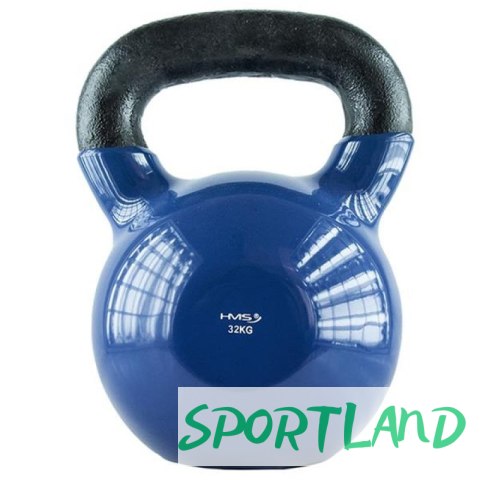 Kettlebell żeliwny pokryty winylem HMS KNV32 BLUE N/A Kettlebell żeliwny pokryty winylem HMS KNV32 BLUE N/A
