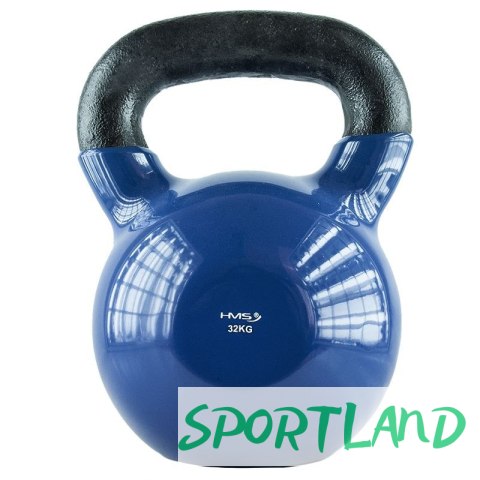 Kettlebell żeliwny pokryty winylem HMS KNV32 BLUE N/A Kettlebell żeliwny pokryty winylem HMS KNV32 BLUE N/A