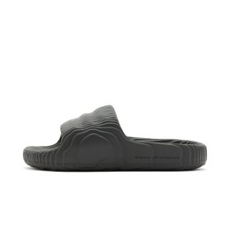 Klapki męskie adidas Adilette 22 Grey Five lifestylowe modne na lato czarne (HP6522) 38.0