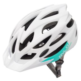 Kask rowerowy Meteor Ovlo L 17363 58-61 cm biały/miętowy uniw