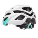 Kask rowerowy Meteor Ovlo L 17363 58-61 cm biały/miętowy uniw