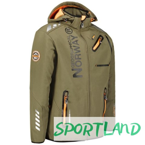 Kurtka Softshell Geographical Norway Royaute DB 068 M WY1996H/GN-Kaki / Orange L Kurtka Softshell Geographical Norway Royaute DB 068 M WY1996H/GN-Kaki / Orange L
