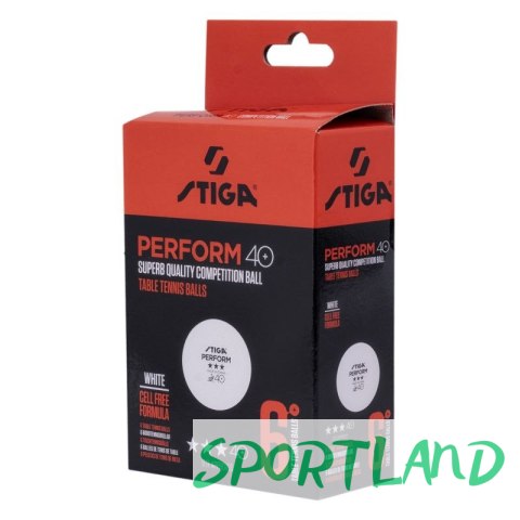 Piłeczki do tenisa stołowego Stiga Ball Perform Star 6-PACK 92800591805 N/A Piłeczki do tenisa stołowego Stiga Ball Perform Star 6-PACK 92800591805 N/A