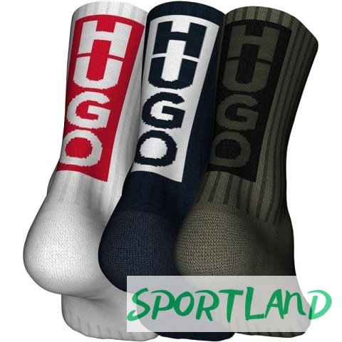 Skarpety Hugo 3pak QS 50531515-483 40-46 Skarpety Hugo 3pak QS 50531515-483 40-46