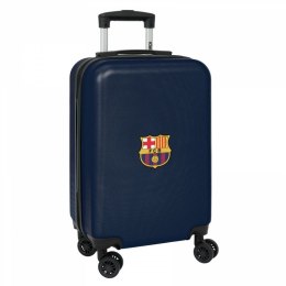 Walizka FC Barcelona kabinowa podręczna na kółkach 612429851 granatowy