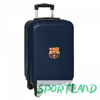 Walizka FC Barcelona kabinowa podręczna na kółkach 612429851 granatowy