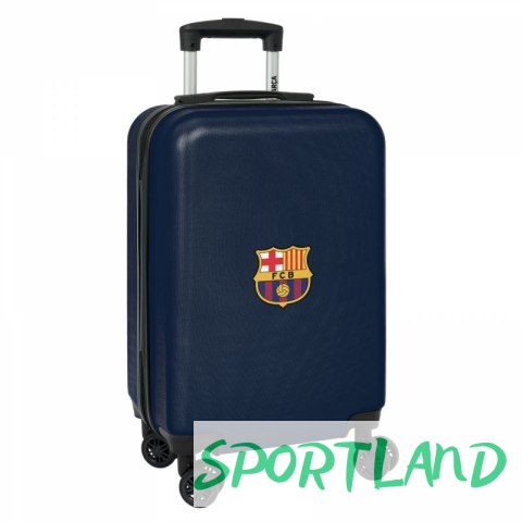 Walizka FC Barcelona kabinowa podręczna na kółkach 612429851 granatowy Walizka FC Barcelona kabinowa podręczna na kółkach 612429851 granatowy