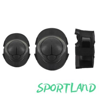 Ochraniacze zestaw Nils Extreme CZARNE rozmiar M H110 N/A