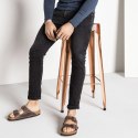Klapki damskie Birkenstock Arizona Soft Footbed Oiled Leather Habana narrow wąskie (0452763) 38.0